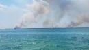 View to Great Abaco: Brush Fires